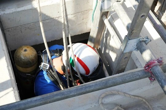 Resgate técnico em espaço confinado em São Paulo